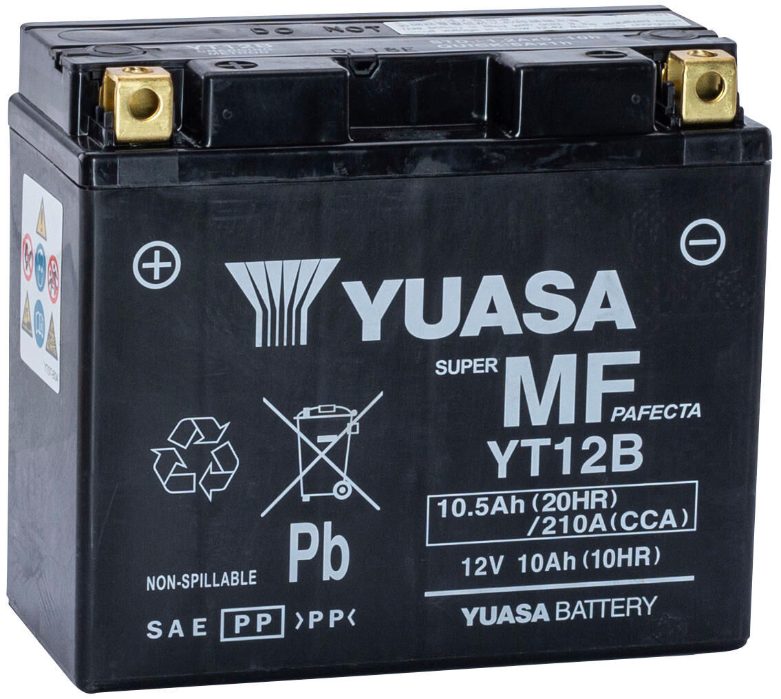 Yuasa batterij yt12b-bs . battery yt12b agm