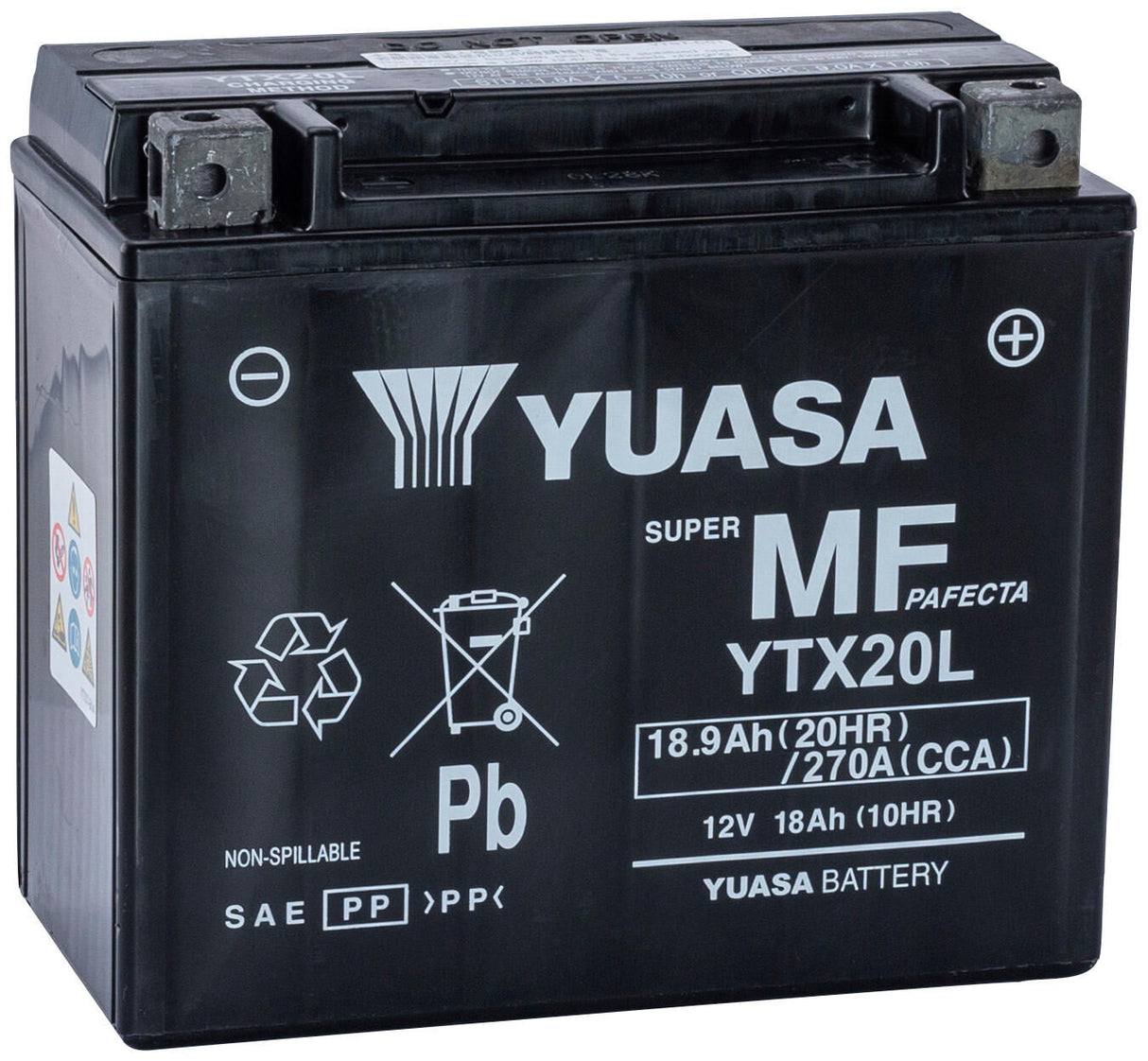 Yuasa batterij ytx20l-bs .