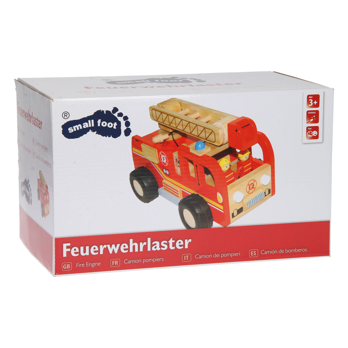 Petit pied - voiture de marchandise des pompiers
