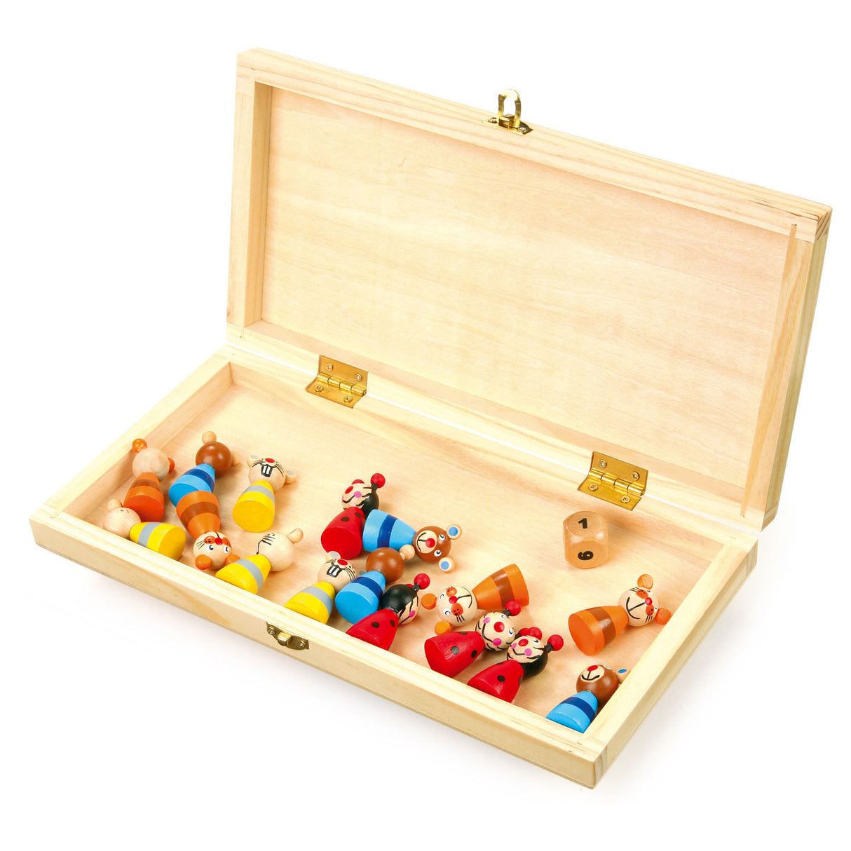Malá noha dřevěná zvířata Ludo
