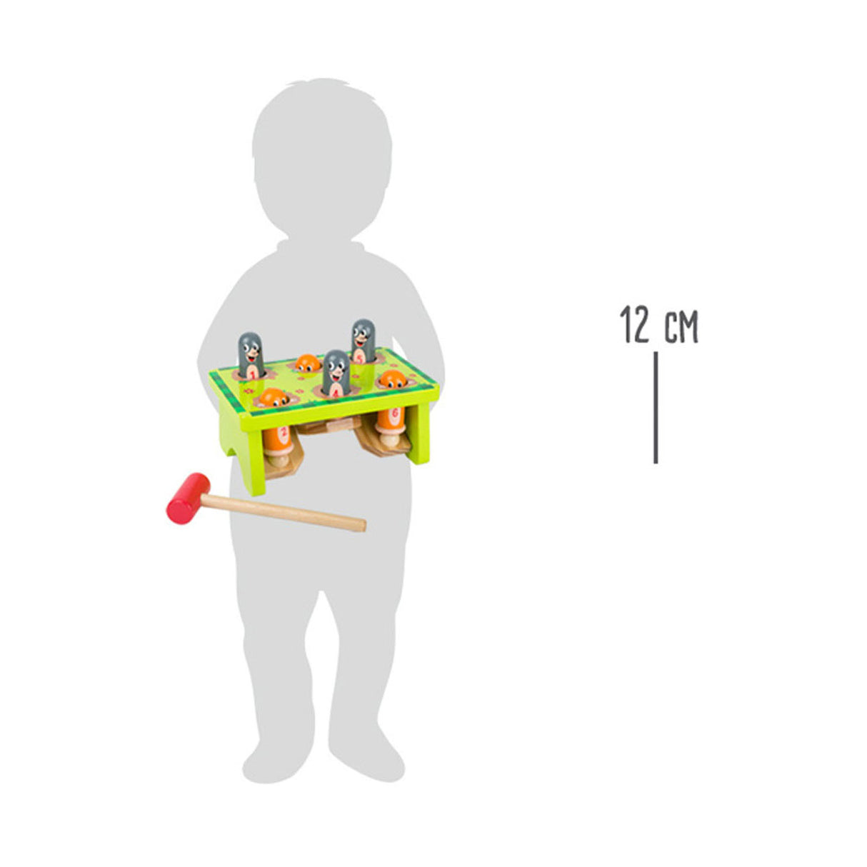 Petit pied - Mollen en bois en bois