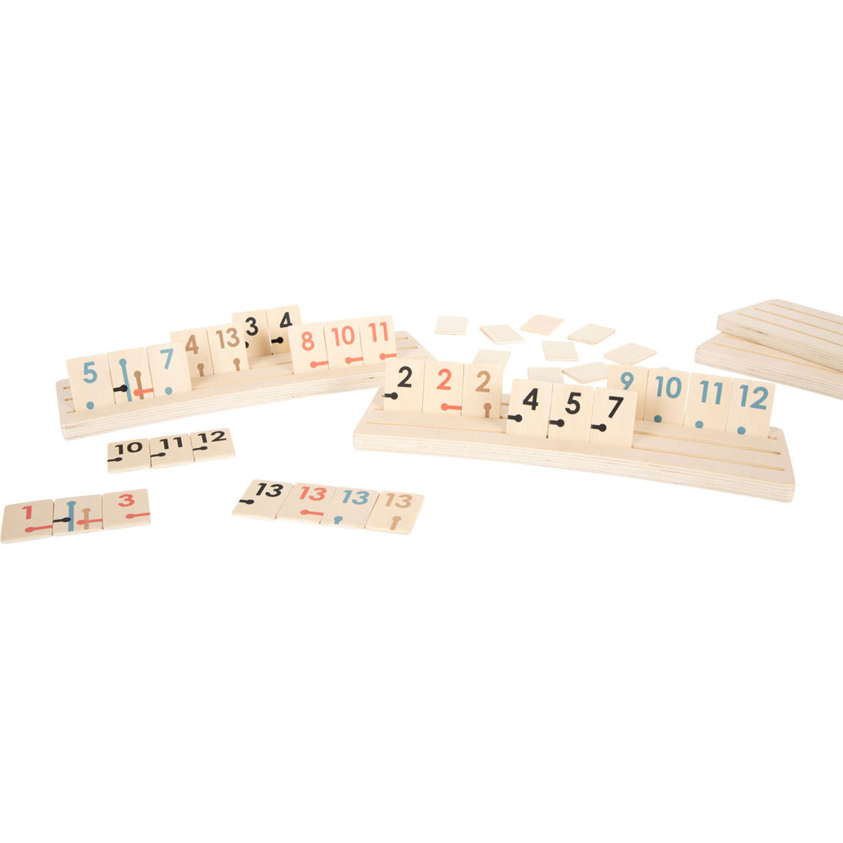 Malá noha dřevěná hra rummy