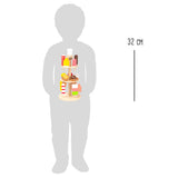 Petit pied - étal de crème glacée Luigi en bois, 16dlg.