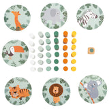 Pé pequeno - jogo de safári de torre de madeira Wiebelt