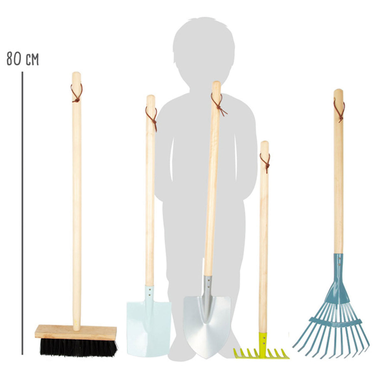 Small foot - wooden children's garden tools, 8dlg.