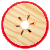 Mela impilamento in legno di piccoli piedi