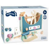 Small Foot - Wooden toolbox Nordic 2in1, 28dlg.