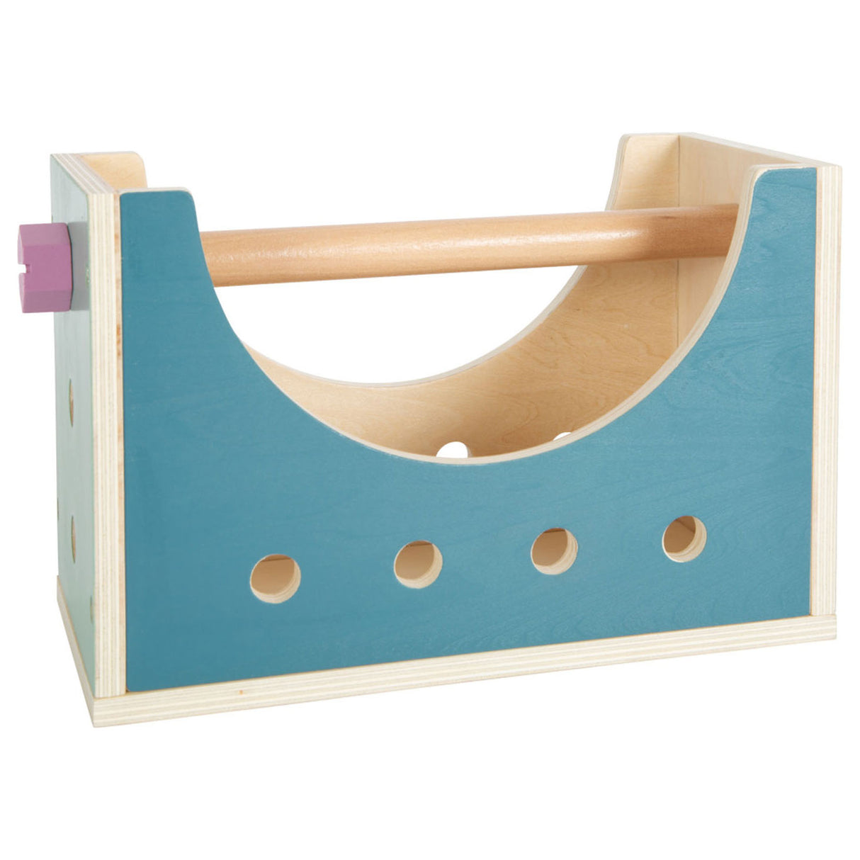Small Foot - Wooden toolbox Nordic 2in1, 28dlg.