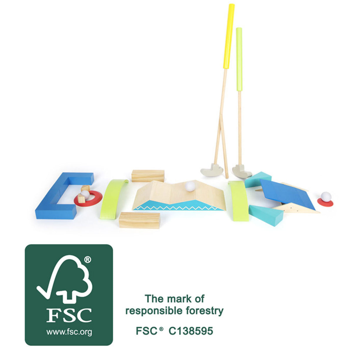 Small Foot - Wooden Mini Golf, 20dlg.