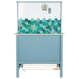 Pie pequeño - cocina para niños de madera azul, 7dlg.