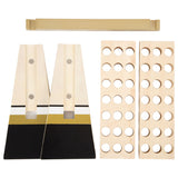 Liten fot - fyra på 1 Line Wood Golden Edition -spel
