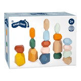 Blocchi di bilanciamento in legno di piccoli piedi Safari, 18dlg.