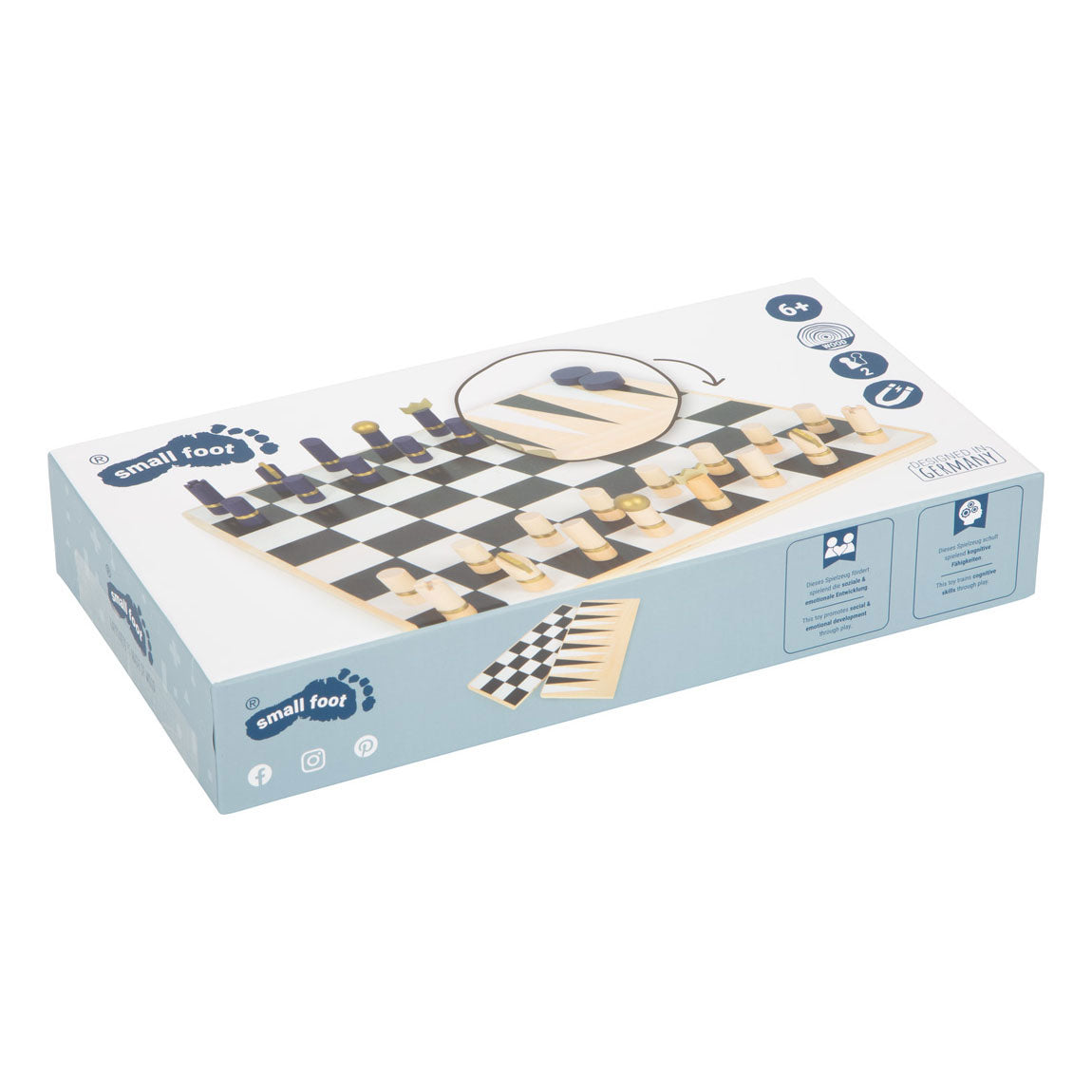 Majhno stopalo - igra šaha in backgammona (zlata izdaja)