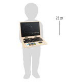 Kis lábú fa laptop mágneses táblával