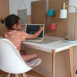 Kis lábú fa laptop mágneses táblával