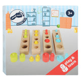 Toi de taille de puzzle en bois petit pied