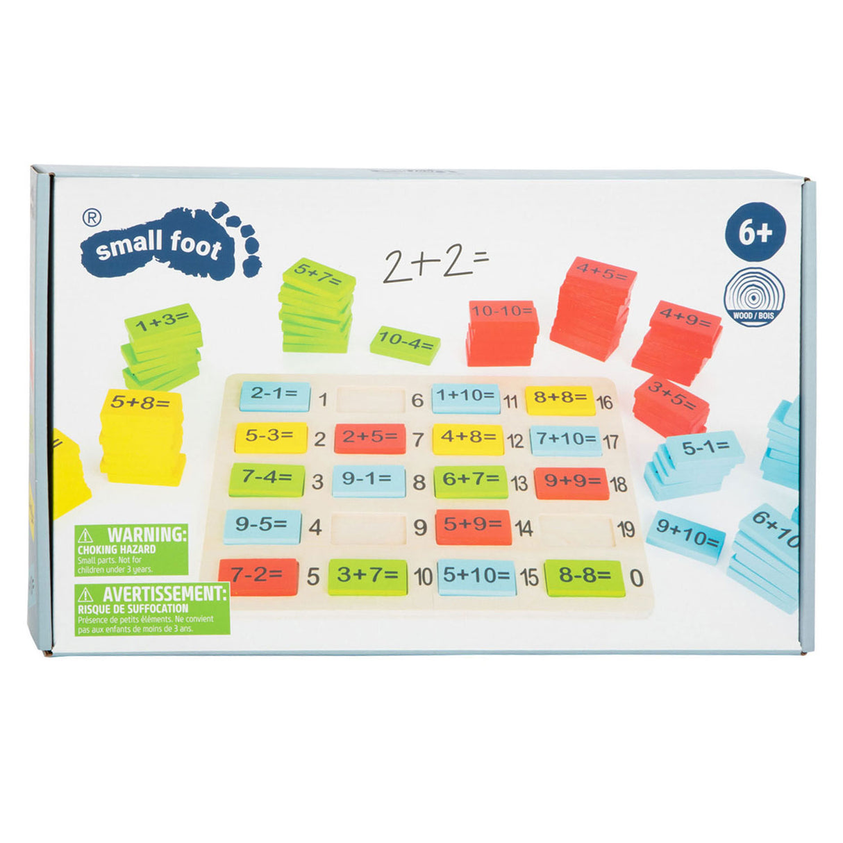 Small foot wooden game Making calculations