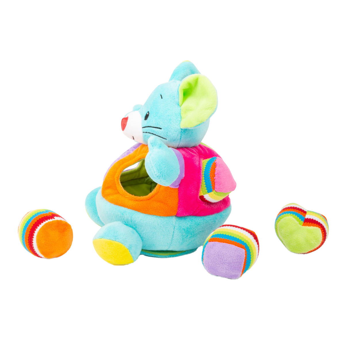 Malá noha forma dušené myší plyšová, 5DLG.