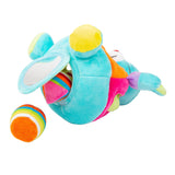 Malá noha forma dušené myší plyšová, 5DLG.