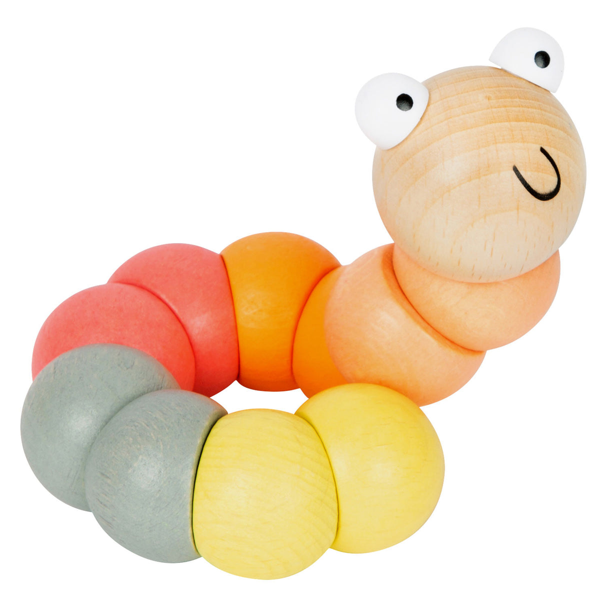 Small foot wooden motor skills caterpillar pastel