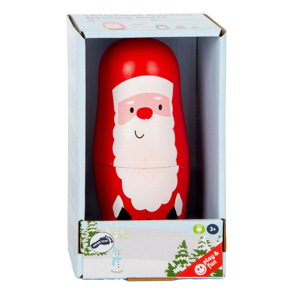 Small foot wooden matryoshka dolls Christmas