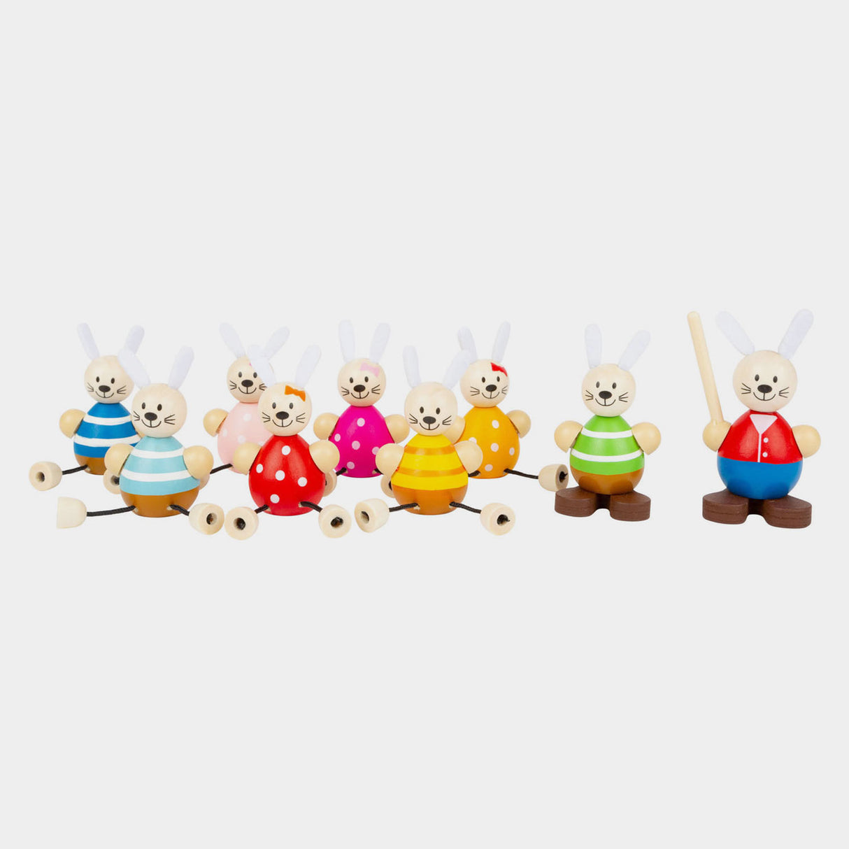Small Foot Wooden Poppenhuis Rabbit School Class play set
