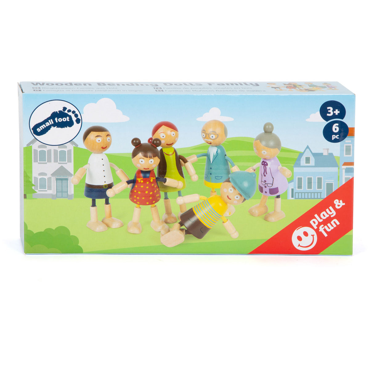 Small foot wooden dollhouse Bigbaar Family, 6st.