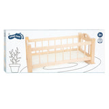 Letto per bambole a swing in legno piccolo ovviamente
