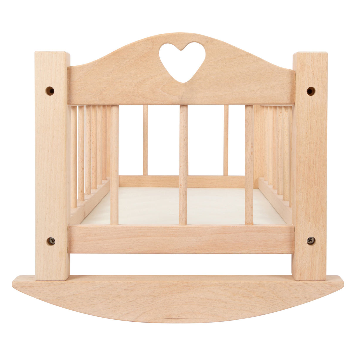 Letto per bambole a swing in legno piccolo ovviamente