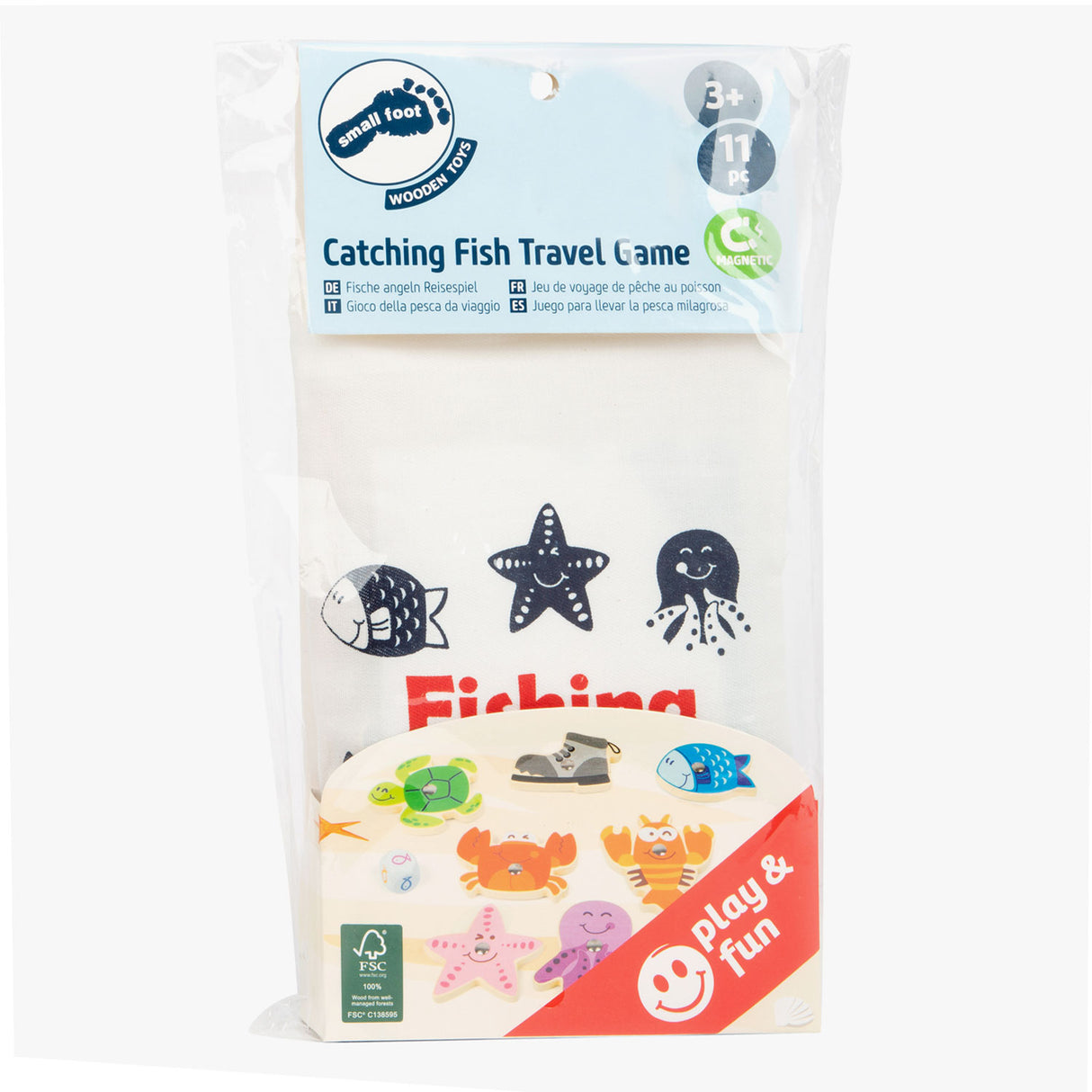 Malá noha dřevěná cestovní hra Vishengel