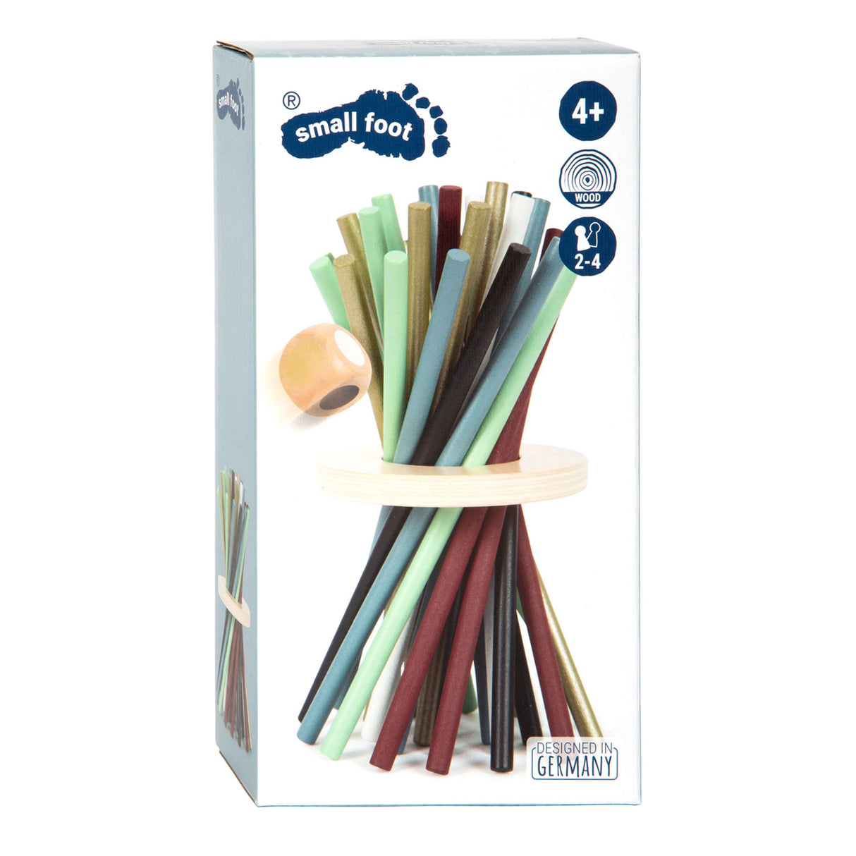 Small foot wooden mikado vertical game golden edition