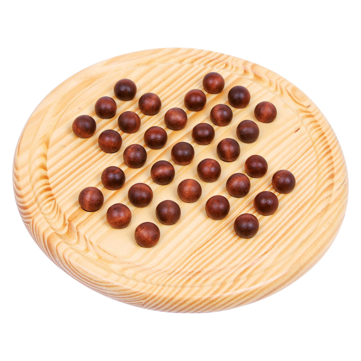 Kleiner Fuß Holz Solitaire