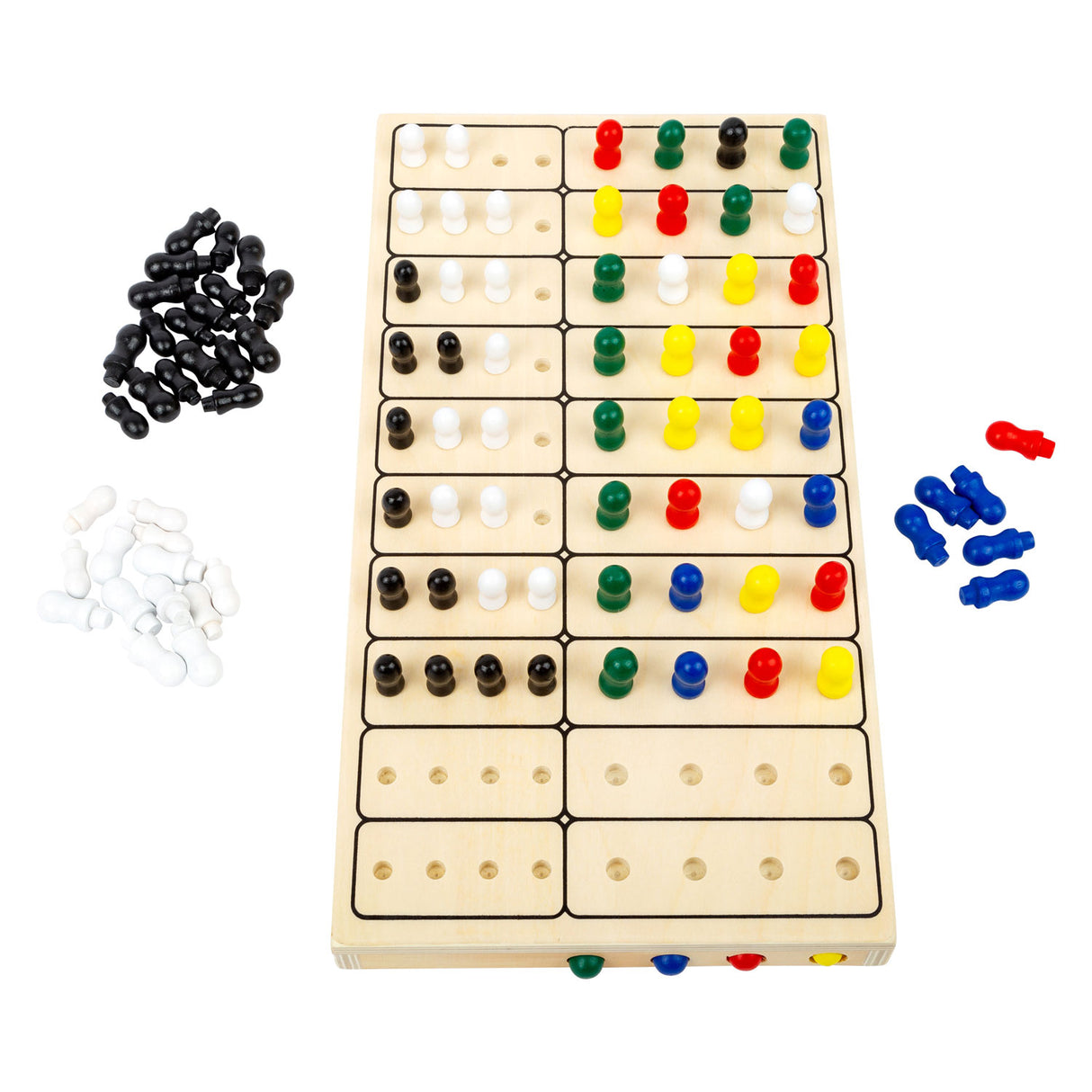 Code secret de petit pied jeu de conseil en bois