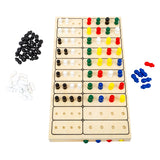 Code secret de petit pied jeu de conseil en bois