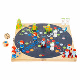 Small foot - wooden ludo game space travel