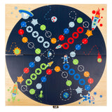 Small foot - wooden ludo game space travel