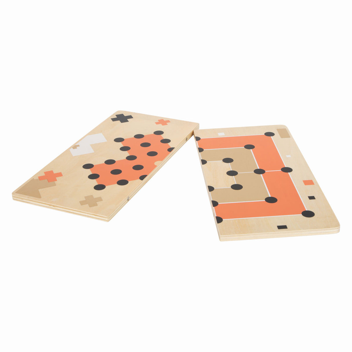 Majhna noga Houten Solitaire in Molenspel Golden Edition