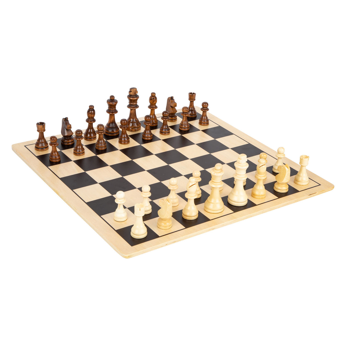 Piccole scacchi in legno e gioco della diga XL