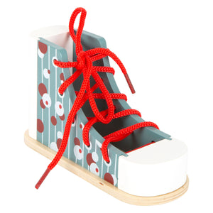 Snáithe beag adhmaid chos beag le lása