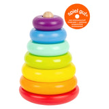 Small Foot Wooden Stacking Tower Rainbow, 7 pcs.