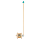 Small foot wooden push figure rattle