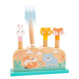 Small Foot Wooden Motor Skills Shape Insert Game Forest Animals, 5-piece.