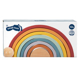 Small Foot Wooden Rainbow Building Arches with Ball,