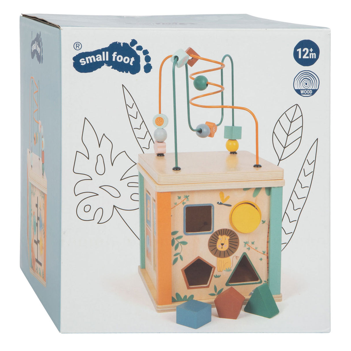 Piccole piede - Attività in legno Cubus e safari motori