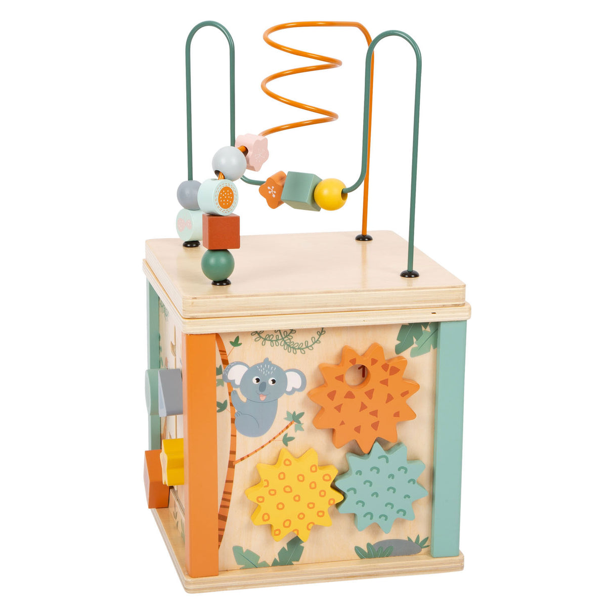 Piccole piede - Attività in legno Cubus e safari motori