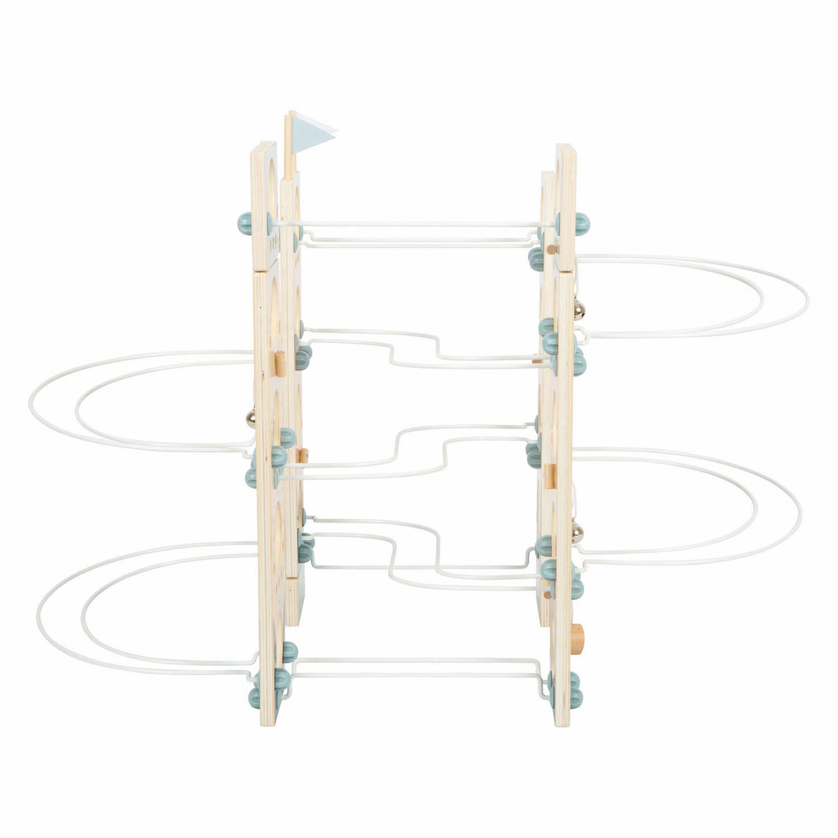 Pista de mármore modular de pé pequeno