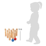 Piccole piede - gioco cono di legno, 11dlg.