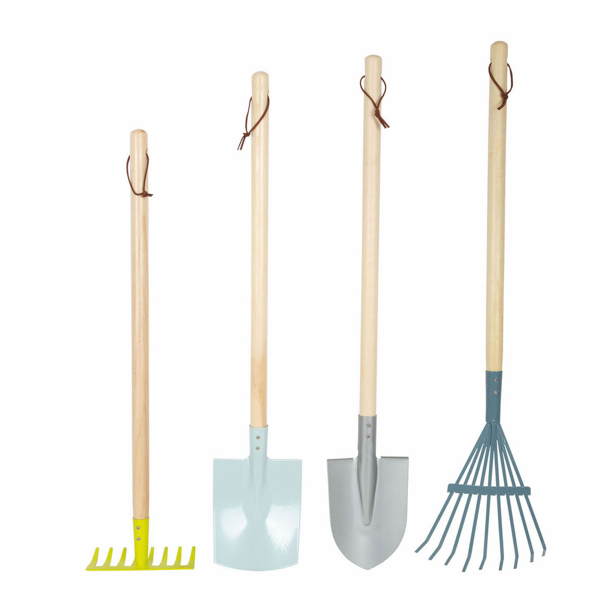 Petit pied - outils de jardin en bois, 4dlg.
