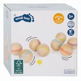 Malá noha - dřevěná jeu de Boules, 9dlg.