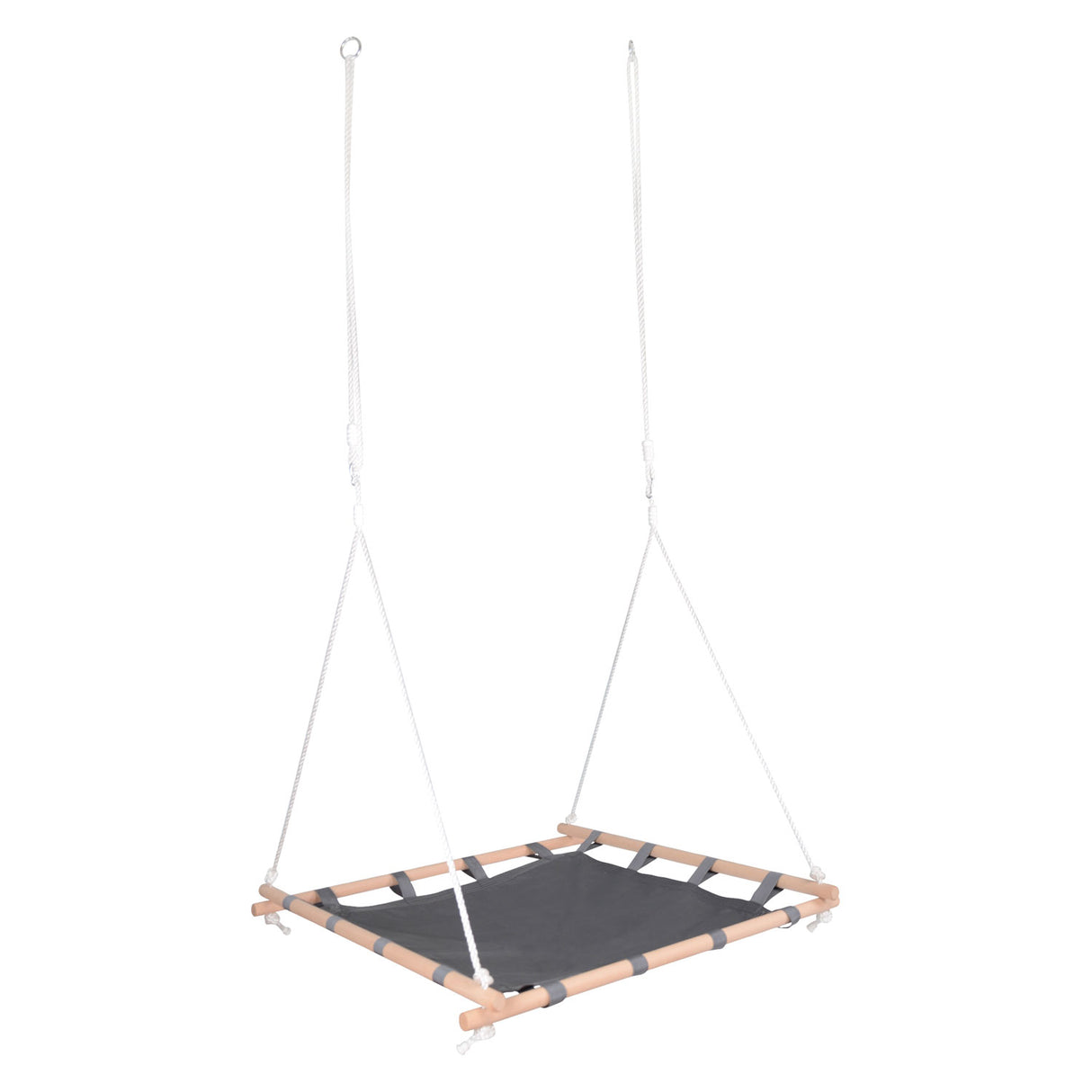 Klenge Fouss - Nascht schwéngt mat hëlze Frame, 100x100cm